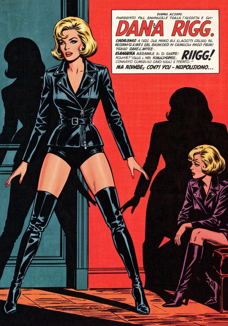 Emma Peel as Fumetti Pulp Cover Art