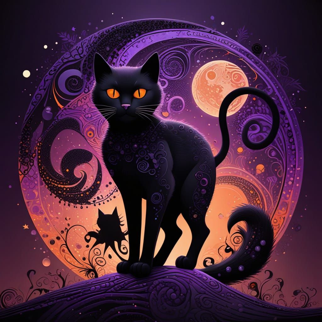 Mystical Oracle Under the Bright Full Moon