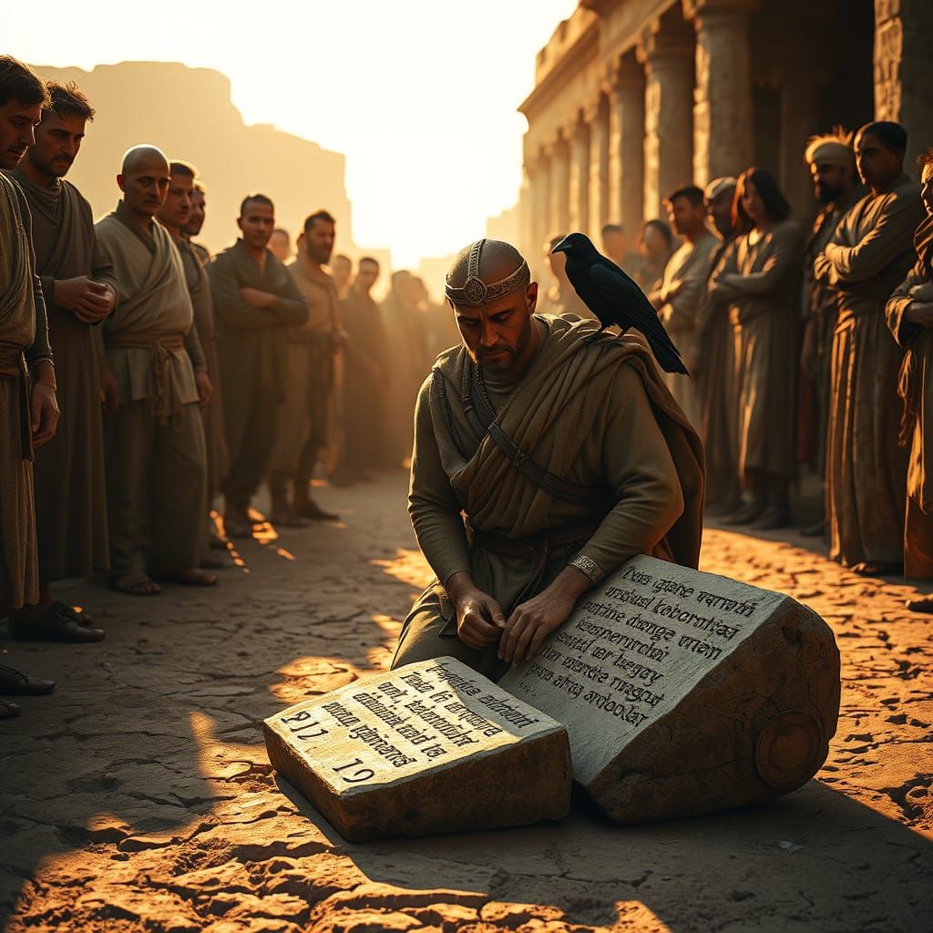 Ancient King Surrounded by Poverty and Mystery