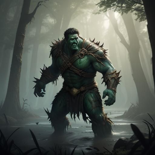 Swamp Colossus Concept Art in Unreal Engine 5