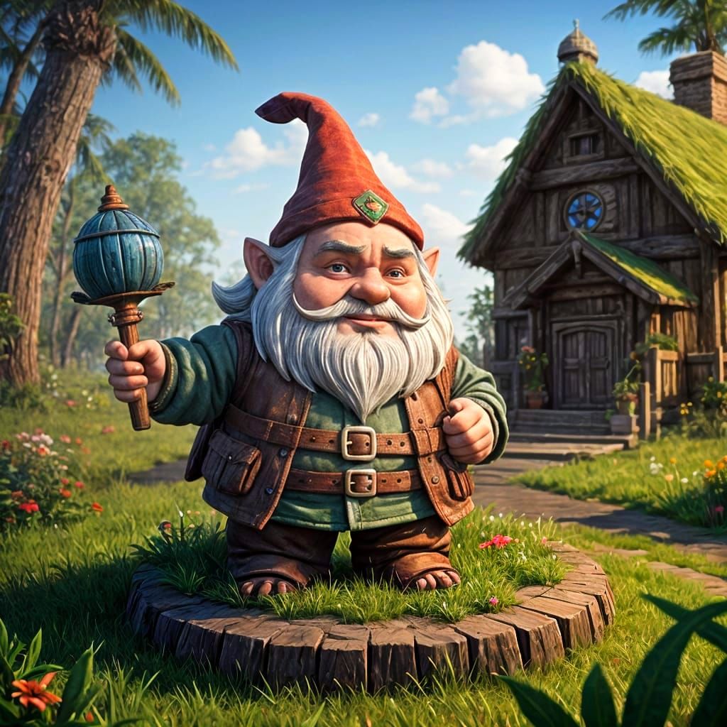 AI Generated Rendering of the Largest Gnome