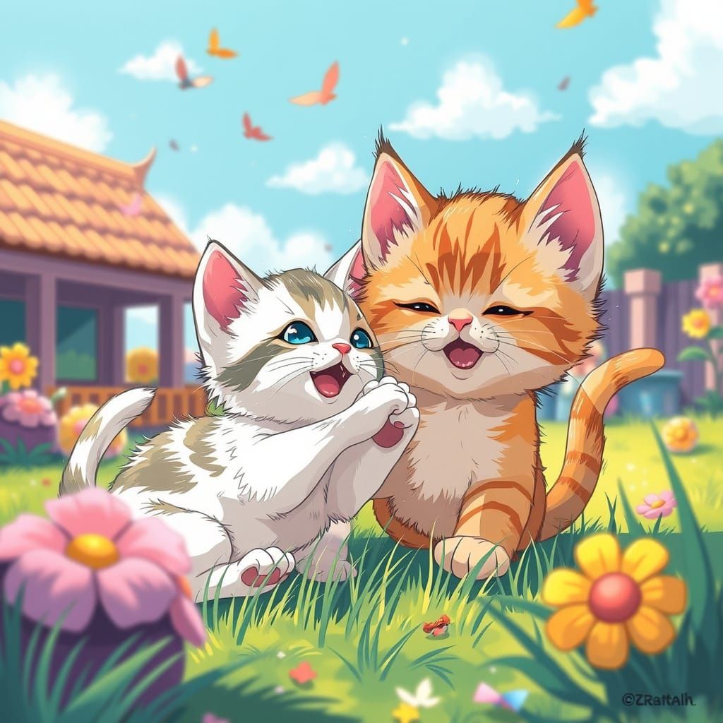 Just kitten around 😻💕