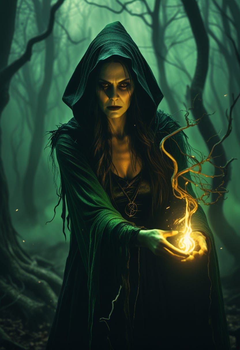 Black magic witch