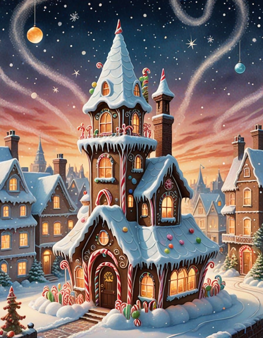 Gingerbread Rocket Blasts Off: Victorian Confectionery Art