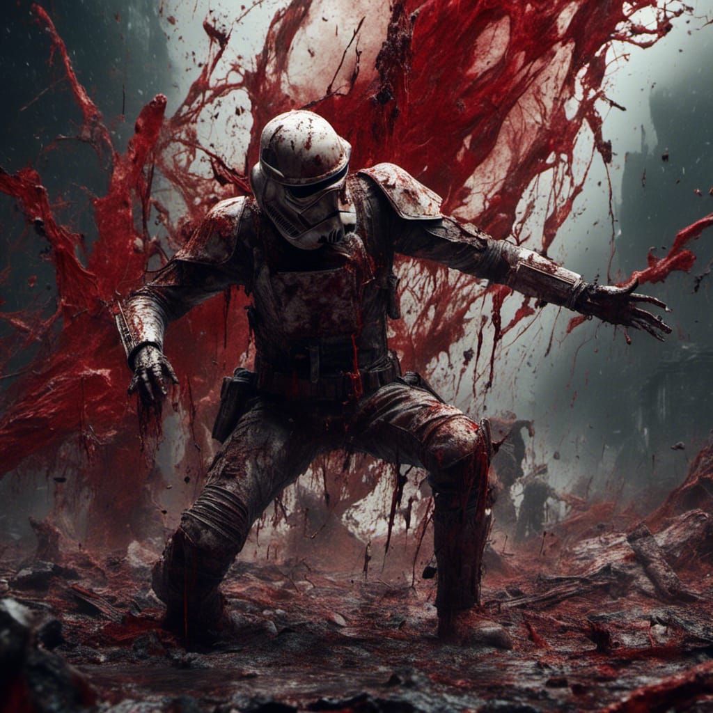 Imperial Army Troopers holding back an undead menace