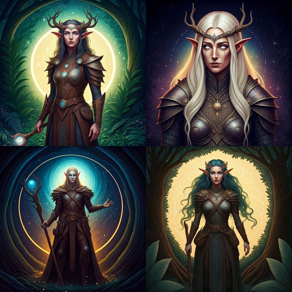 Hexblood Elf Druid of the Circle of Stars