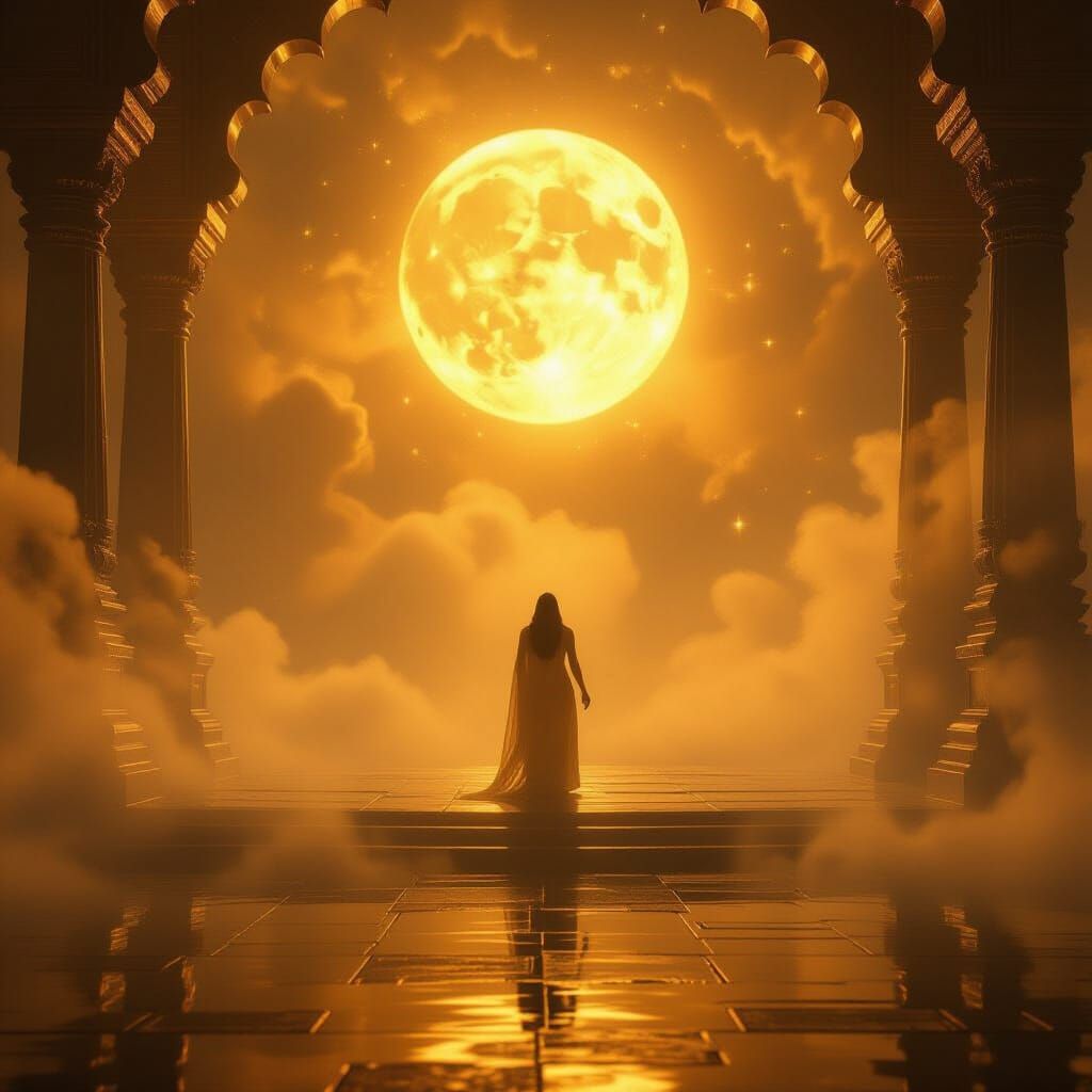 Divine Golden Mist Realm of Cosmic Consciousness