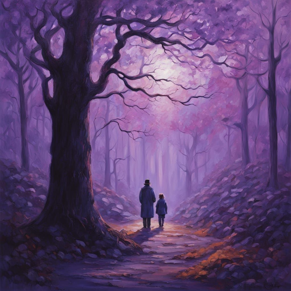 Ethereal Figure in Fog: An Impasto Expressionist Painting