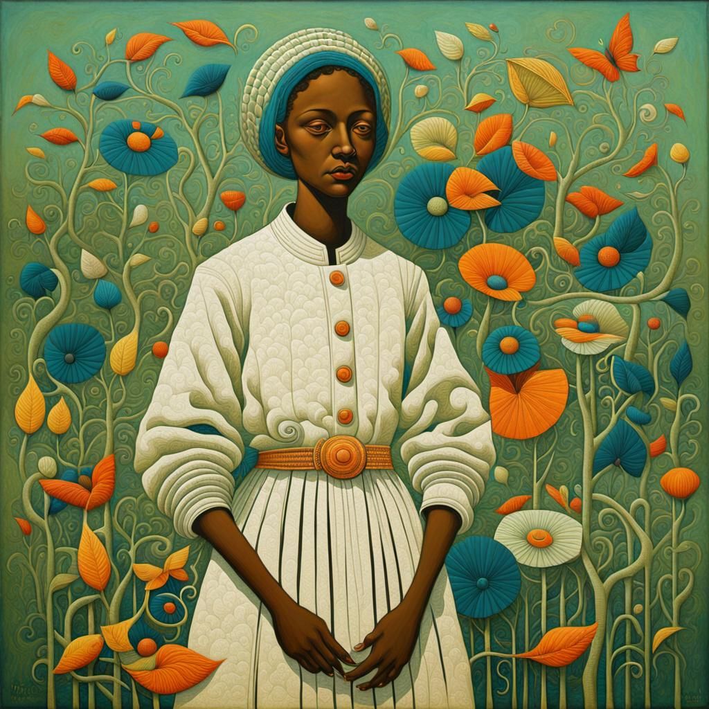 Abstract Art with Complementary Colors