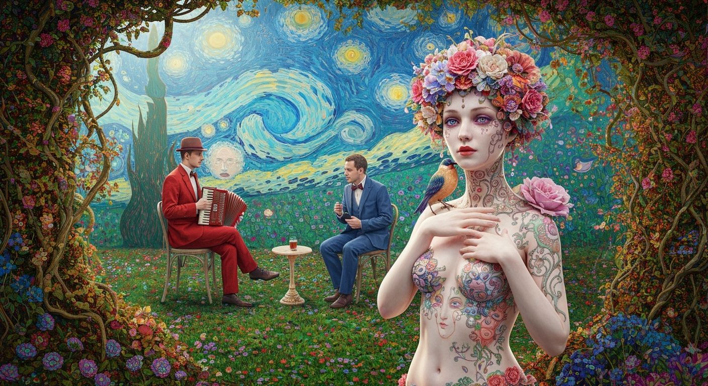 Psychedelic Utopia: Sacred Geometry in Hieronymus Bosch Styl...