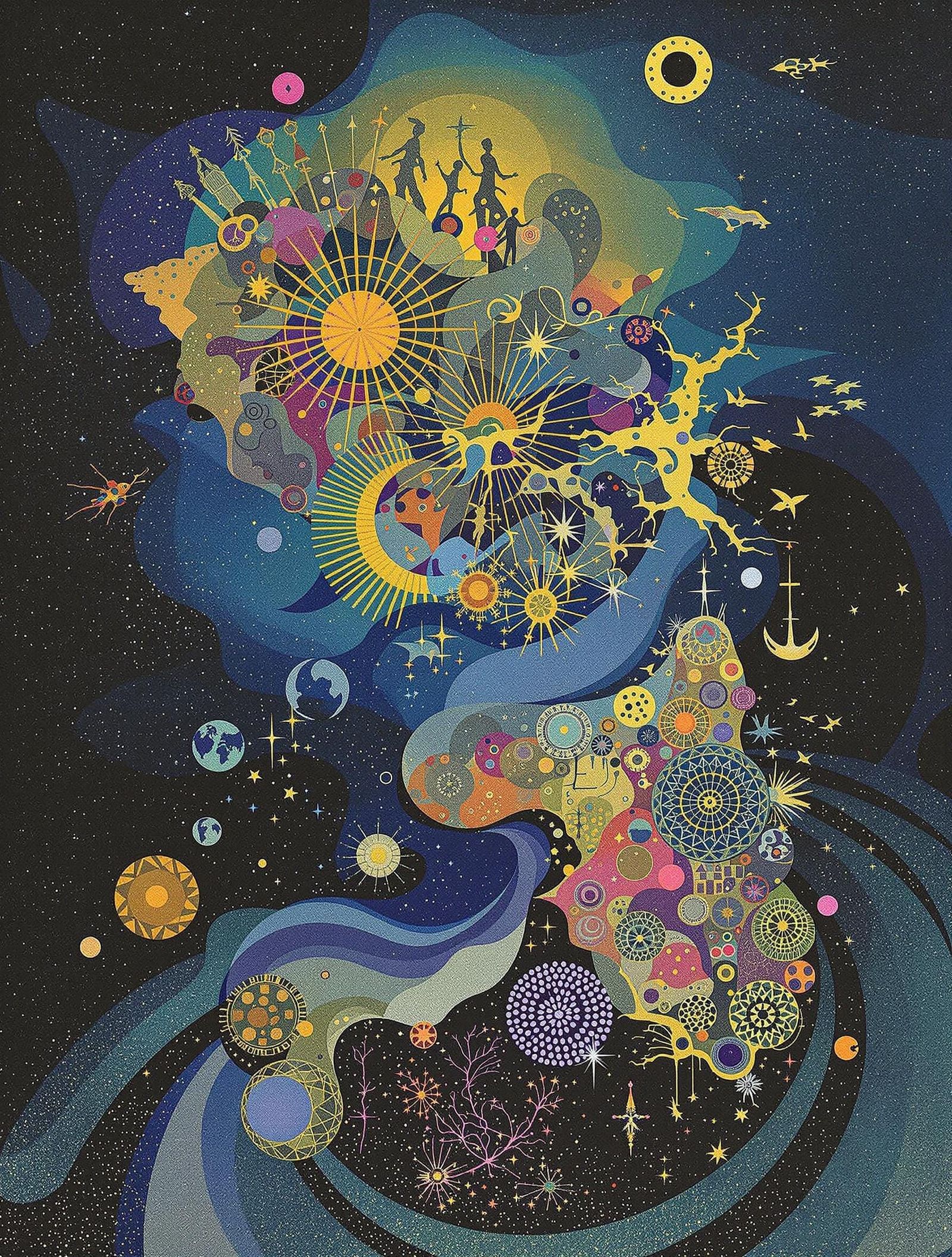 Dream Map in Hallucinatory Style