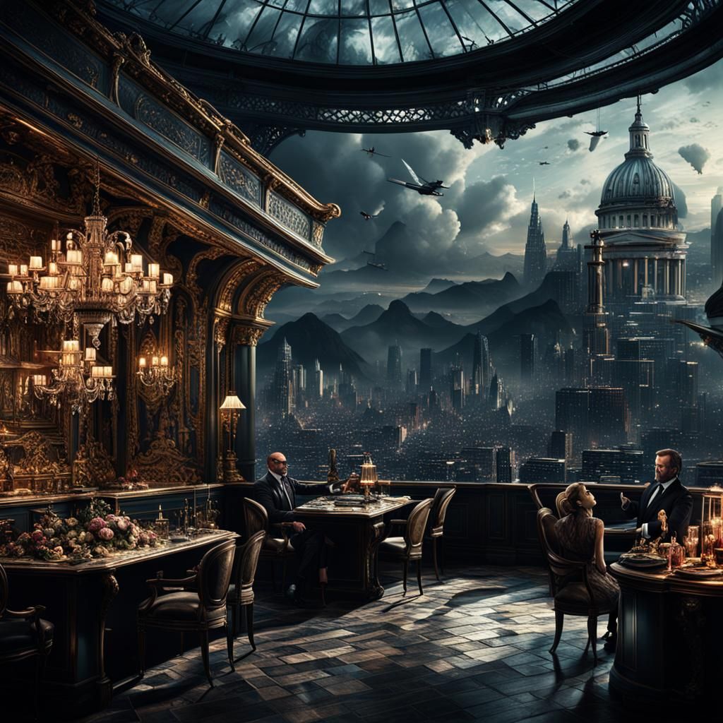 Dramatic Special Agent Provocateur Digital Painting