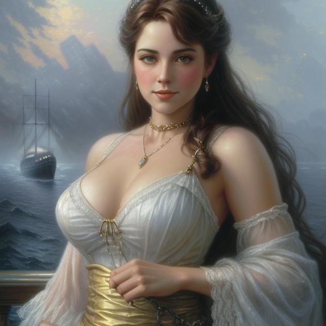 Titanic: Jack Draws Rose as a French Girl