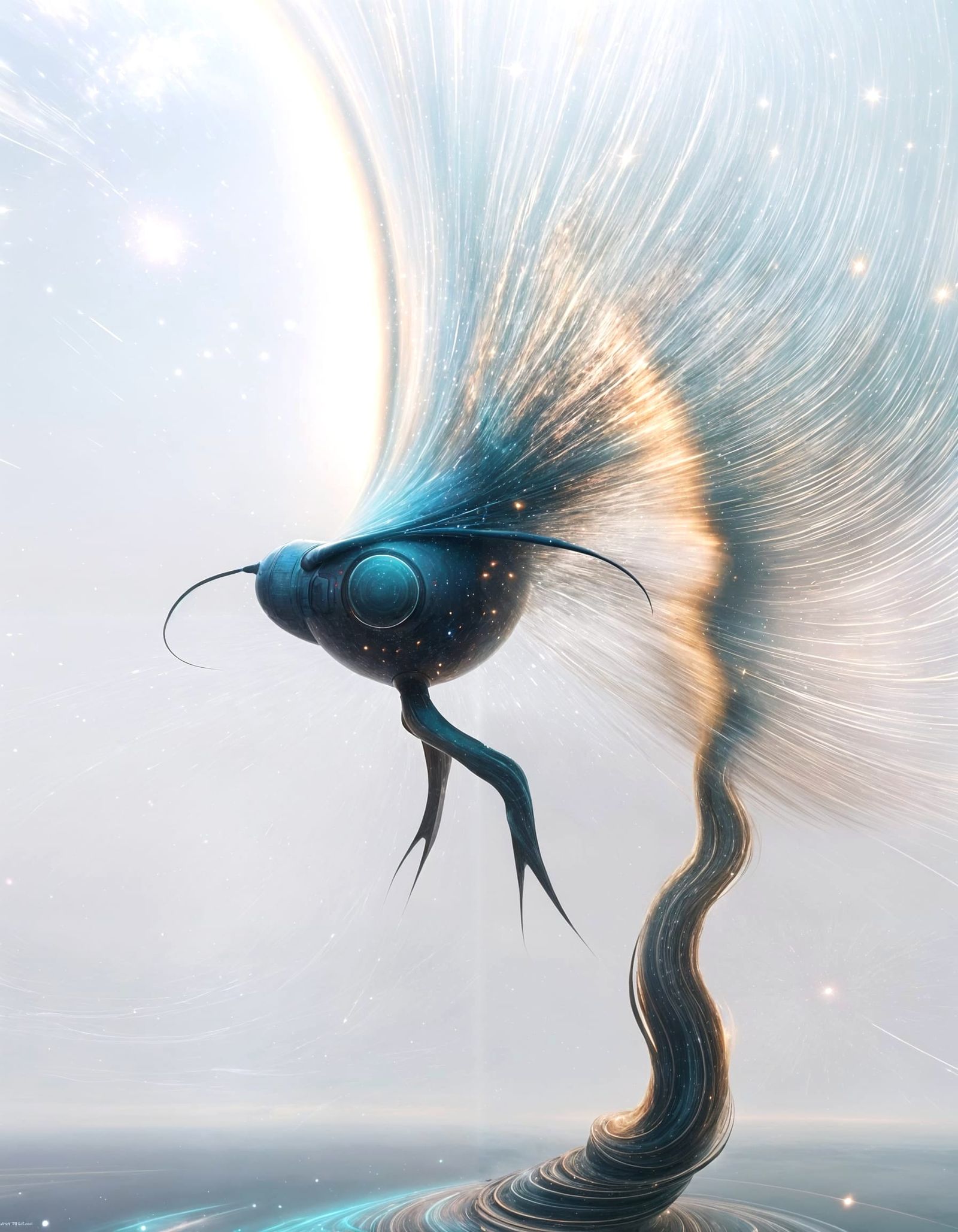 Lightspeed Travel: Surreal Celestial Particle System