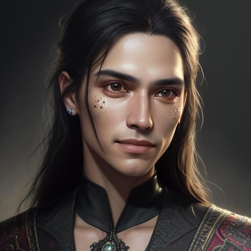 Hyperrealistic Portrait with Dramatic Lighting