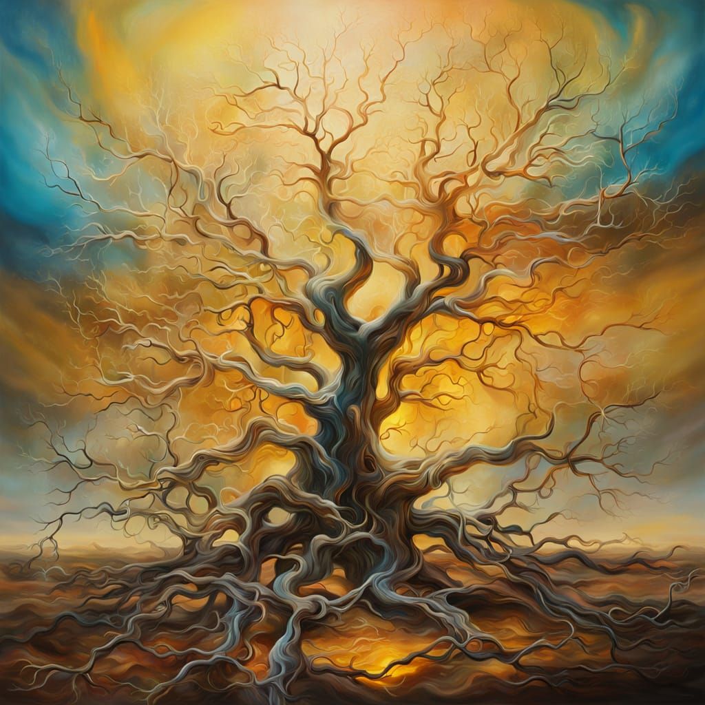 Surreal Tree Branches Lead to Different Realities