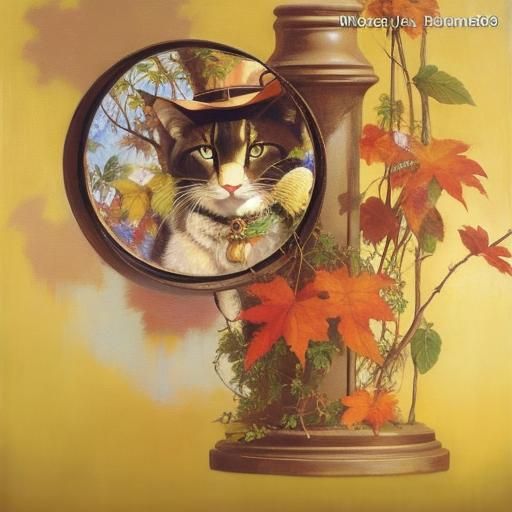 Photorealistic Henri Rousseau Style Masterpiece