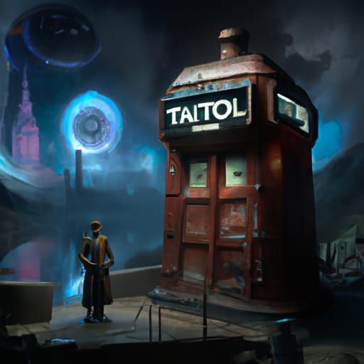 Doctor Who: Detailed Matte Painting in Deep Color