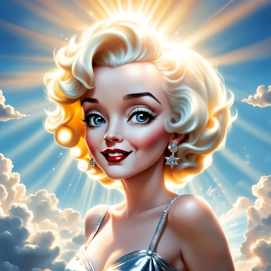 Betty Boop as Marilyn Monroe in Soft Focus
