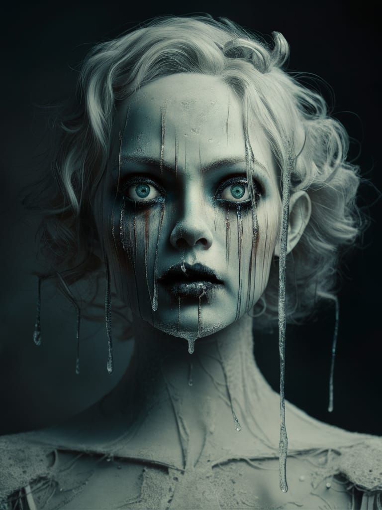 Melting Ice Tears on Ferric Filigree Dollequins