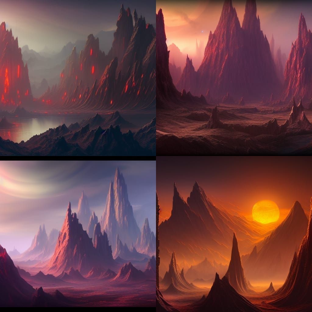 Fantastical Gallifrey Concept Art in Deep Color
