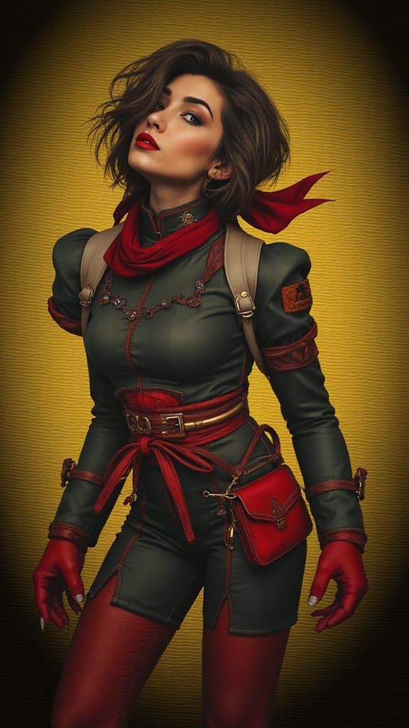 Expressive Mixed-Media Portrait with Graphite and Ink