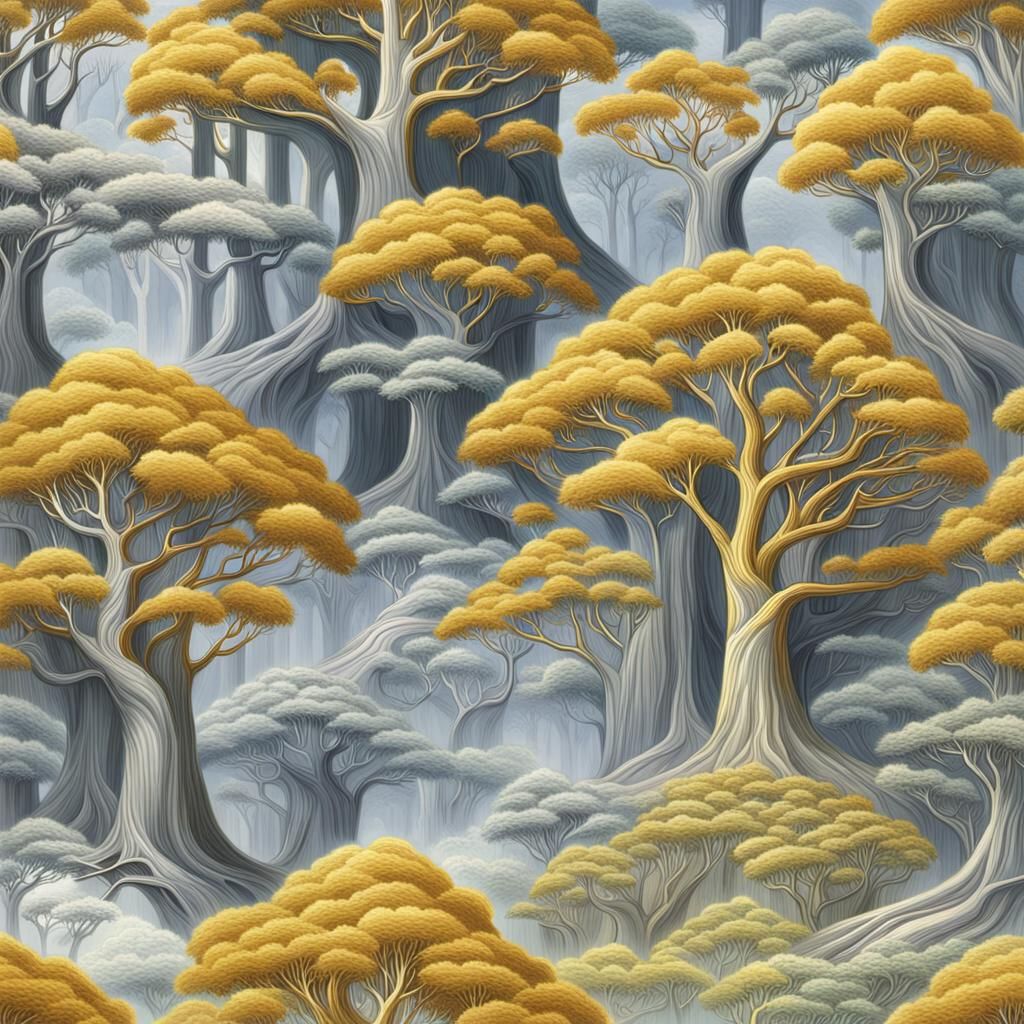 The Silver and Gold Trees of Valinor