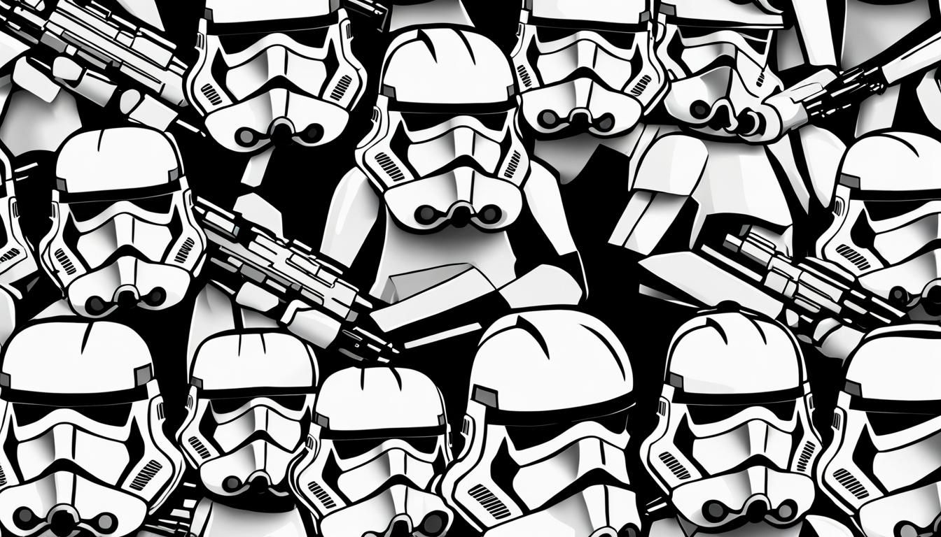 Star Wars Stormtroopers Seamless Pattern in 8K