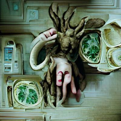Dreamlike Scene Inspired by Pan's Labyrinth