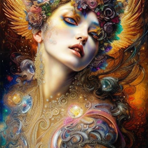 Hyperdetailed Roman Goddess Portrait in Hyperrealism