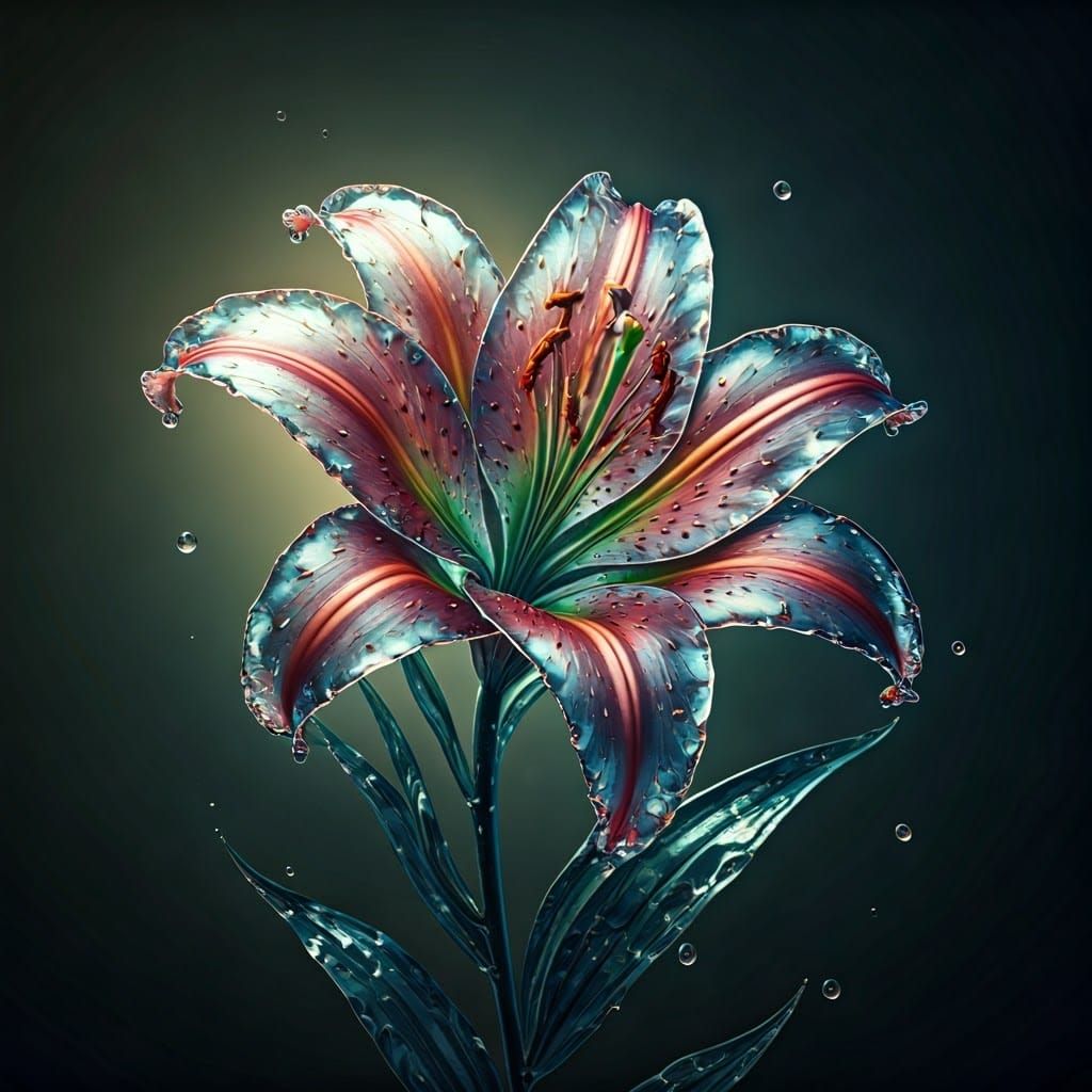 Ethereal Water Lily Fantasy Art
