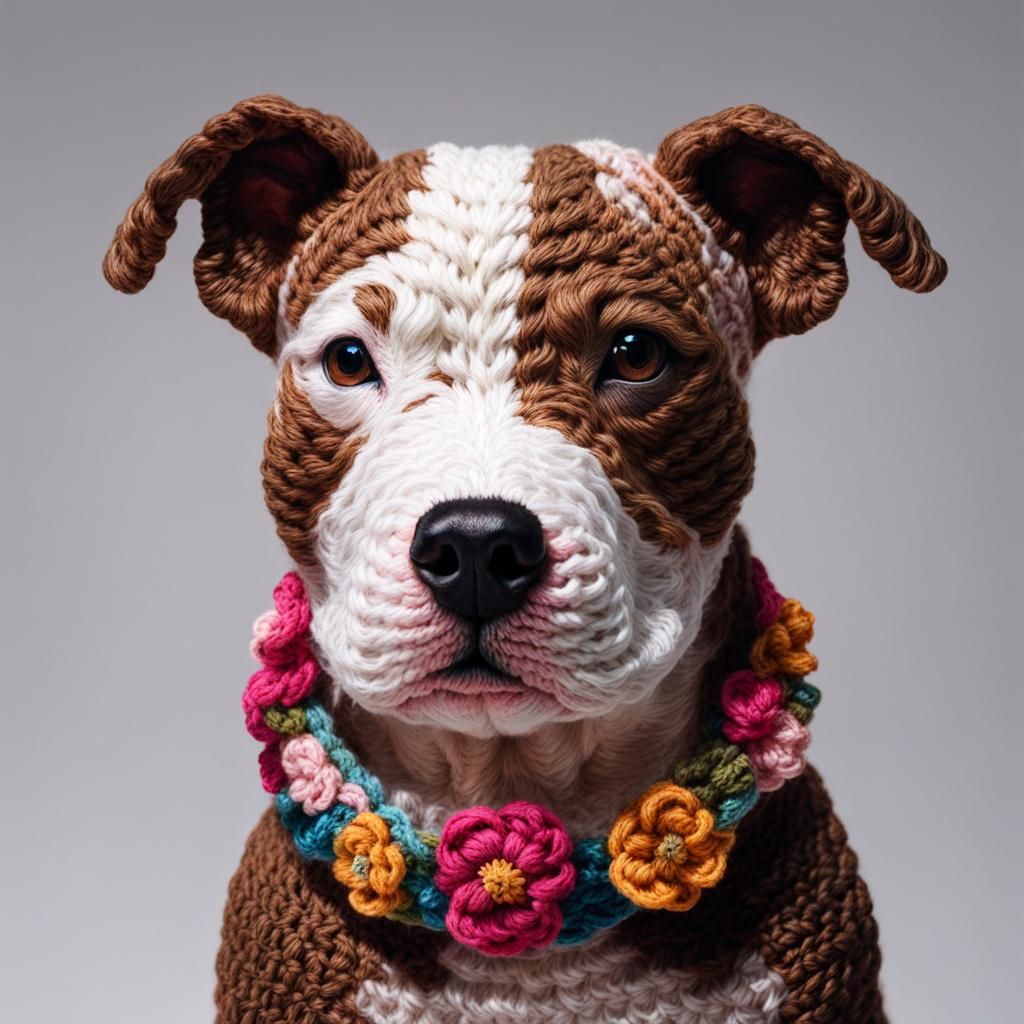 Cute Crochet Pitbull (SDXL 1.0)