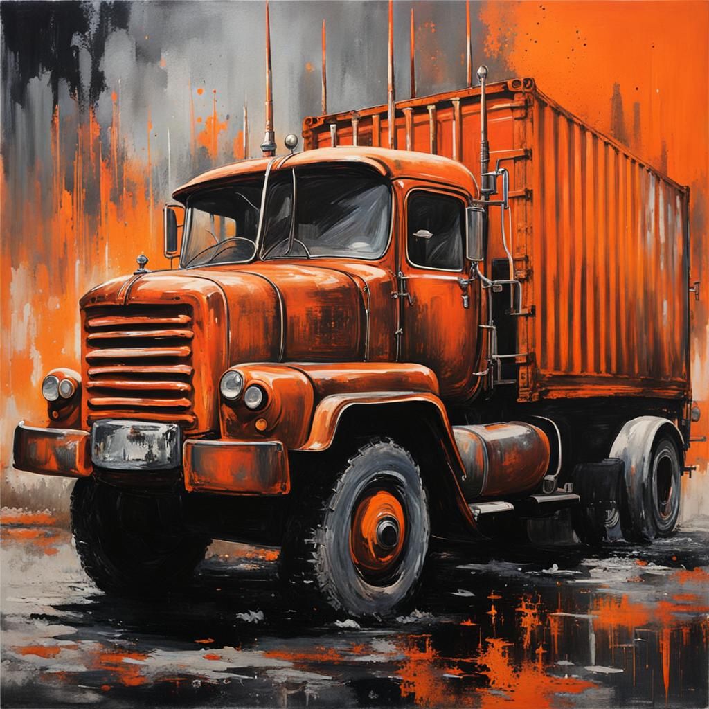 Truck Driver Delivers in a Postapocalyptic Wasteland