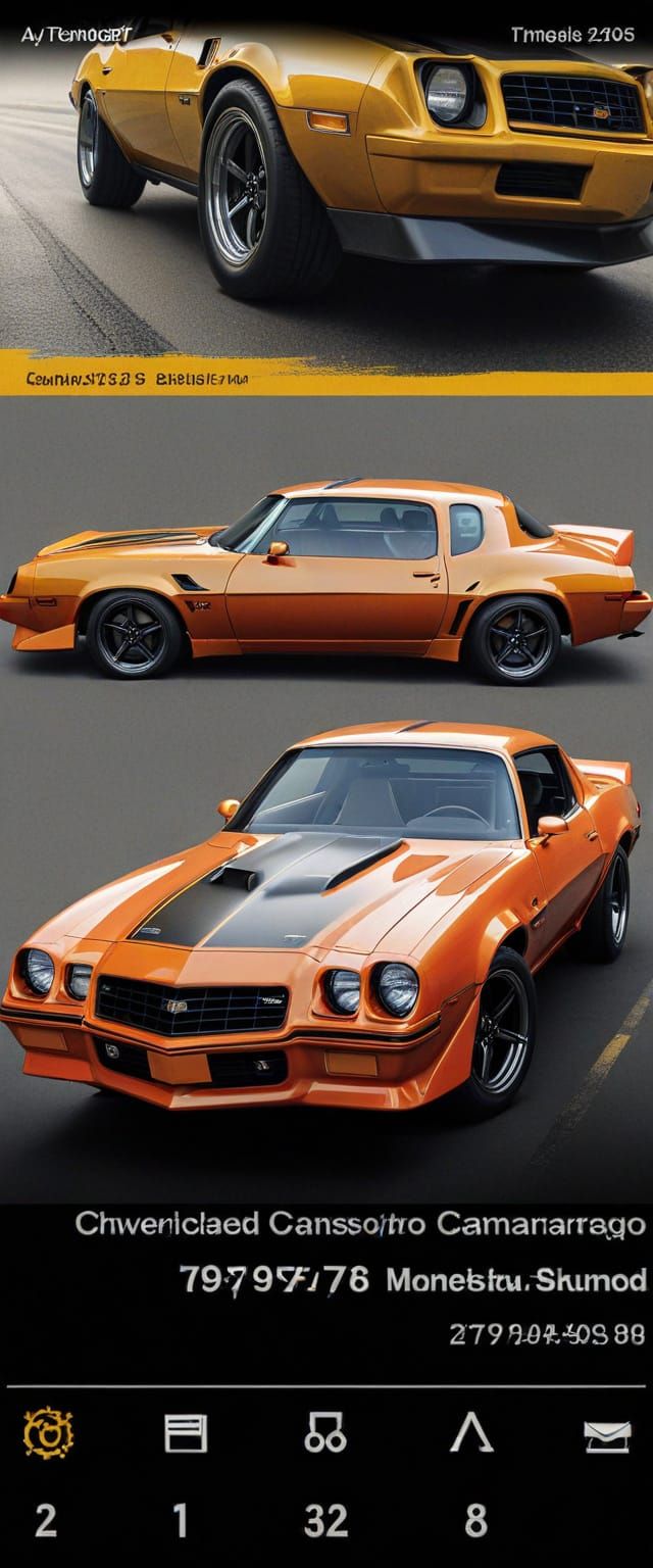 1979 Chevrolet Camaro Z28 in Hyperdetailed Charcoal Drawing ...