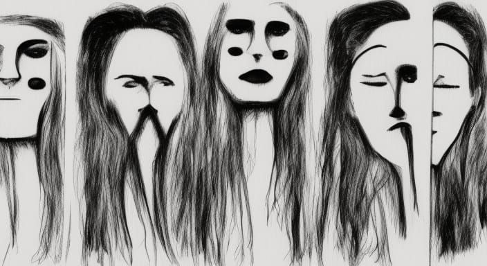 Minimalist Image of Bipolar Manic Depression