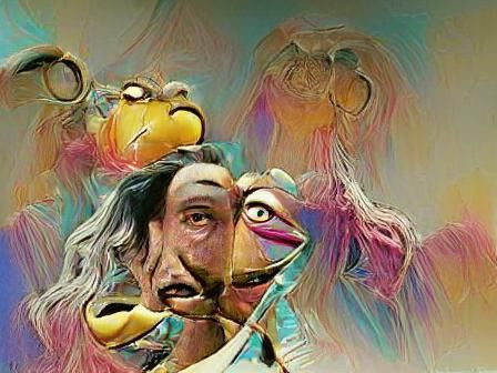 Muppets Meet Surrealism: A Whimsical Mashup