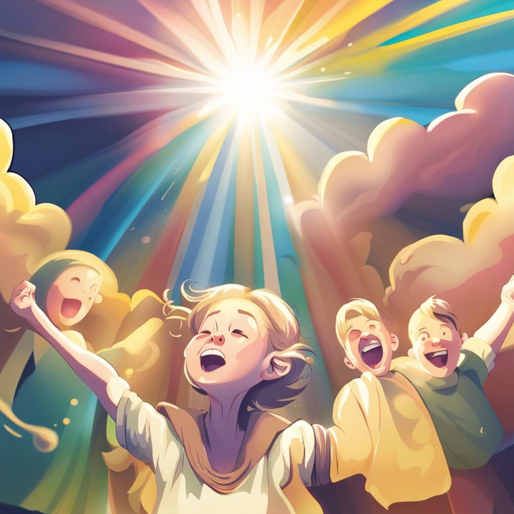 Feeling of Joy: Divine Sunshine in Soft Focus