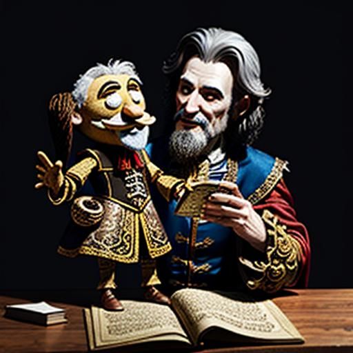 Bard Narrates with Puppet Show