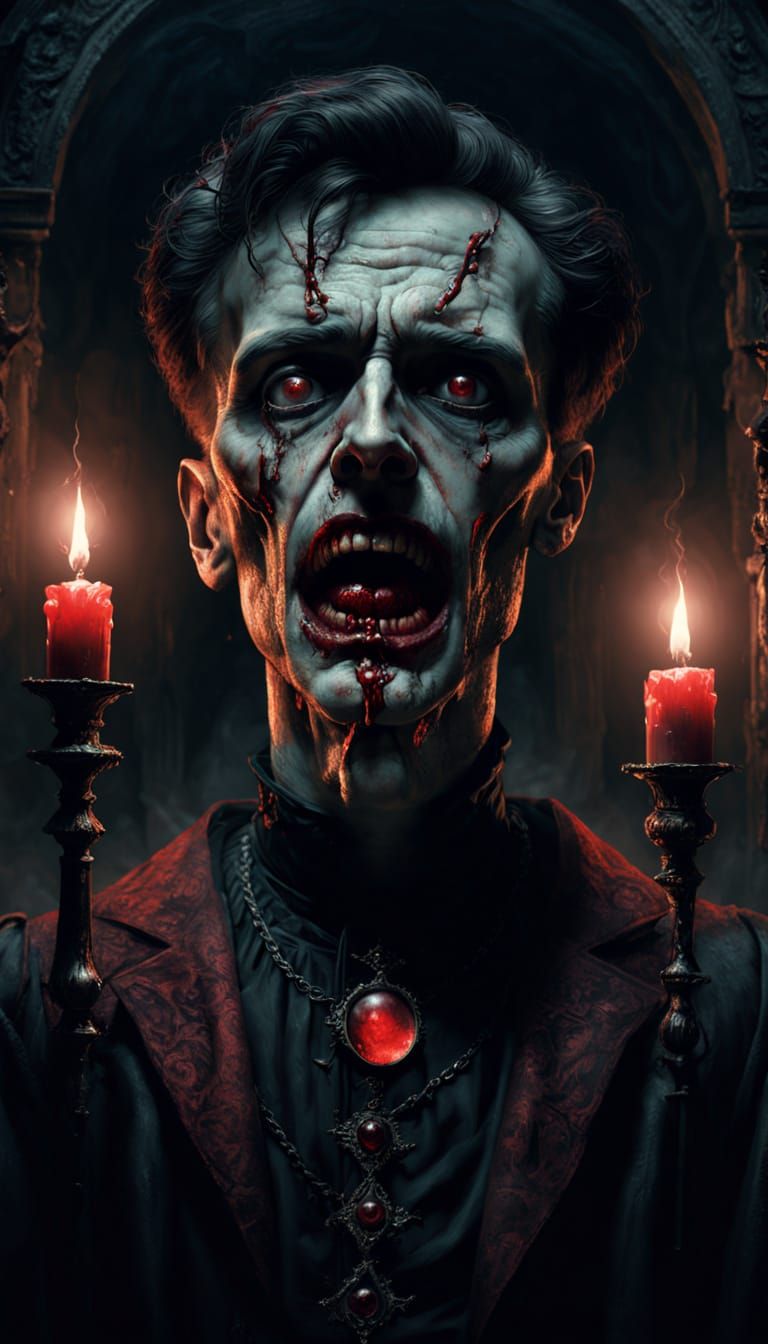 Madman's Descent into Madness in Post-Impressionist Horror