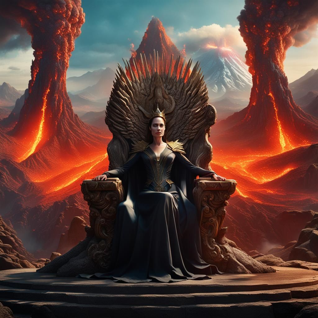 Angelina Jolie as Goddess of Gynarchy