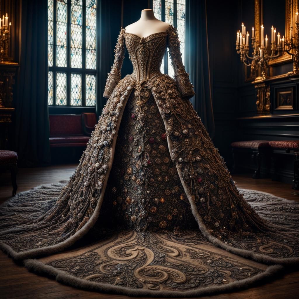 Bejeweled Gown Fit for a Modern Queen