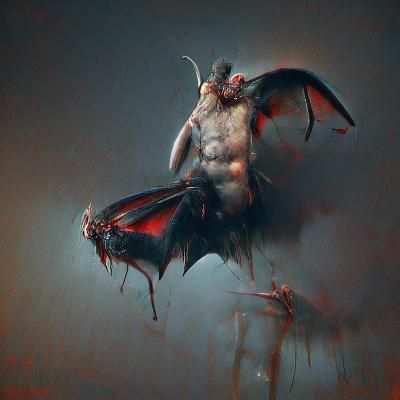 Stylized Depiction of the Demon Lucifer