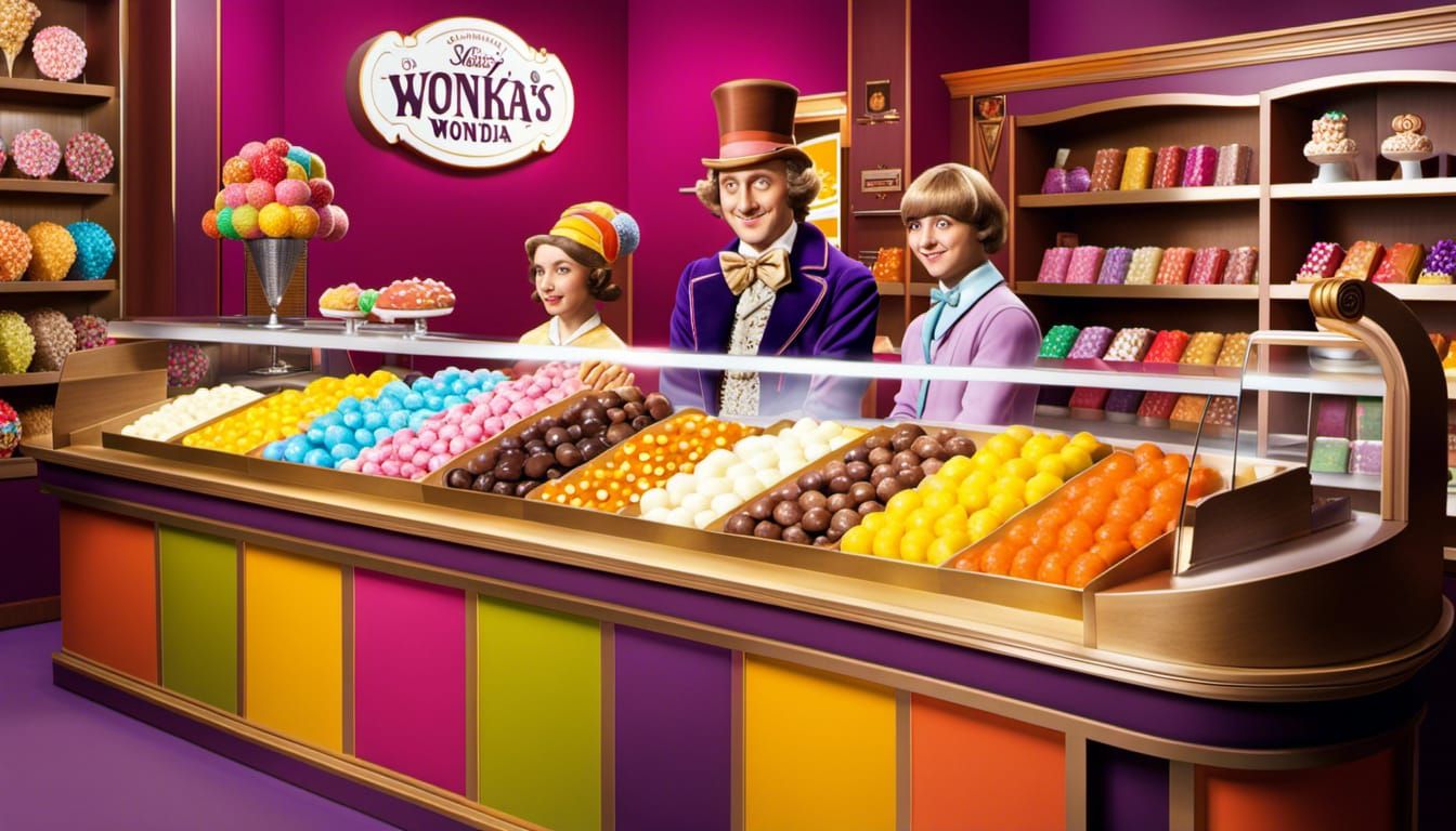 Wonka ..... a candy store made in a world of pure imagination