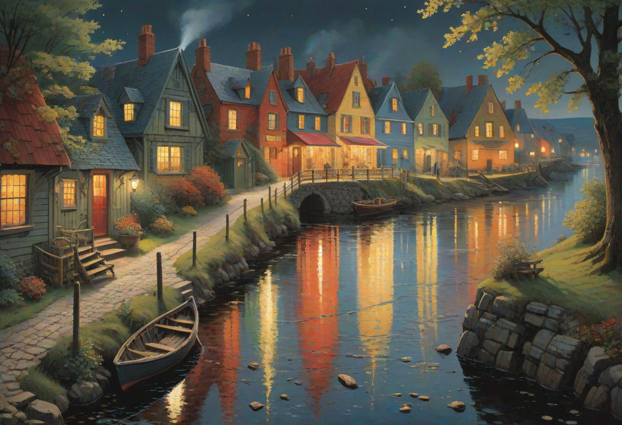 Synthesized Masterpiece in a Dreamlike Realism Style