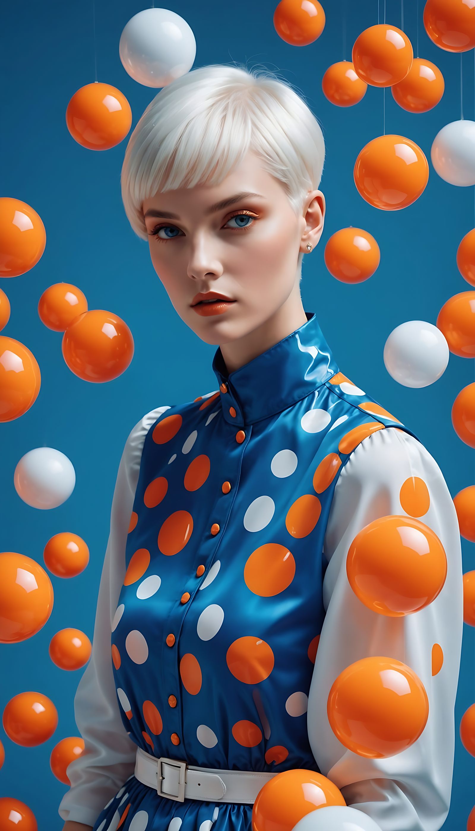 Glamorous Fashion Model in Dreamy, Extraterrestrial Setting