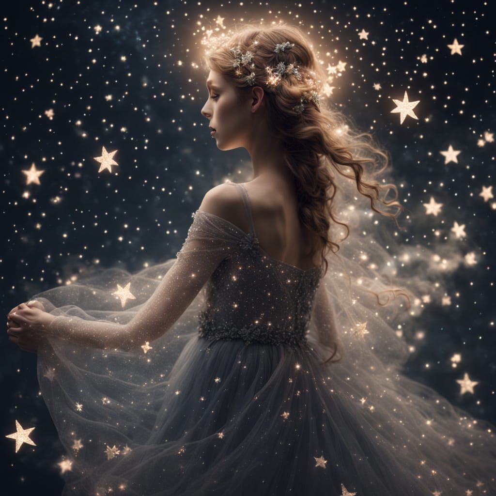 Ethereal Star Fairy in Cinematic Lighting