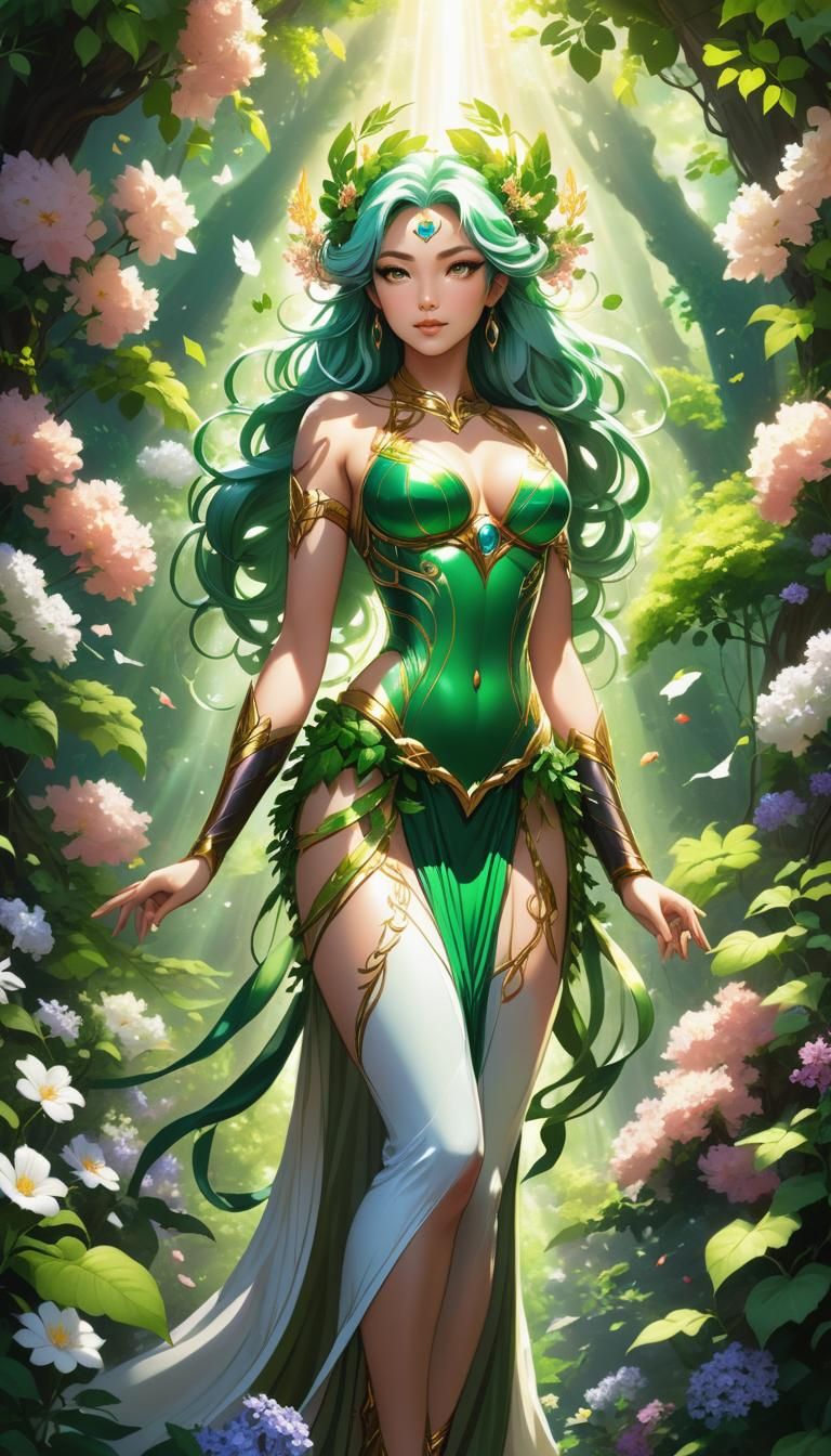 Floralis, Goddess of Nature - Spring