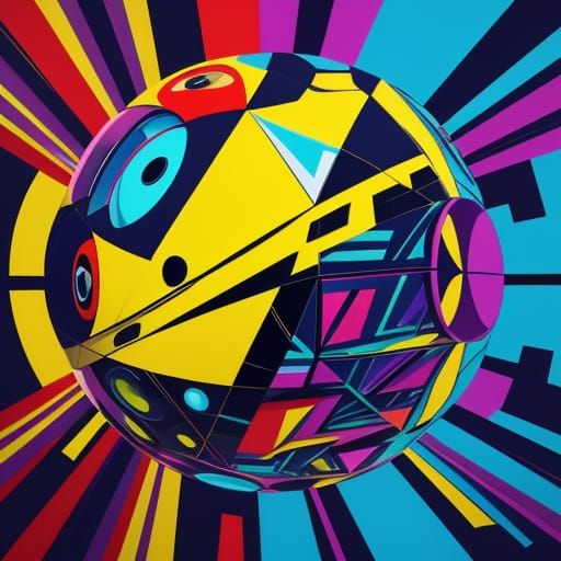 Behind the Scenes: Filming a UFO in Cubist Style