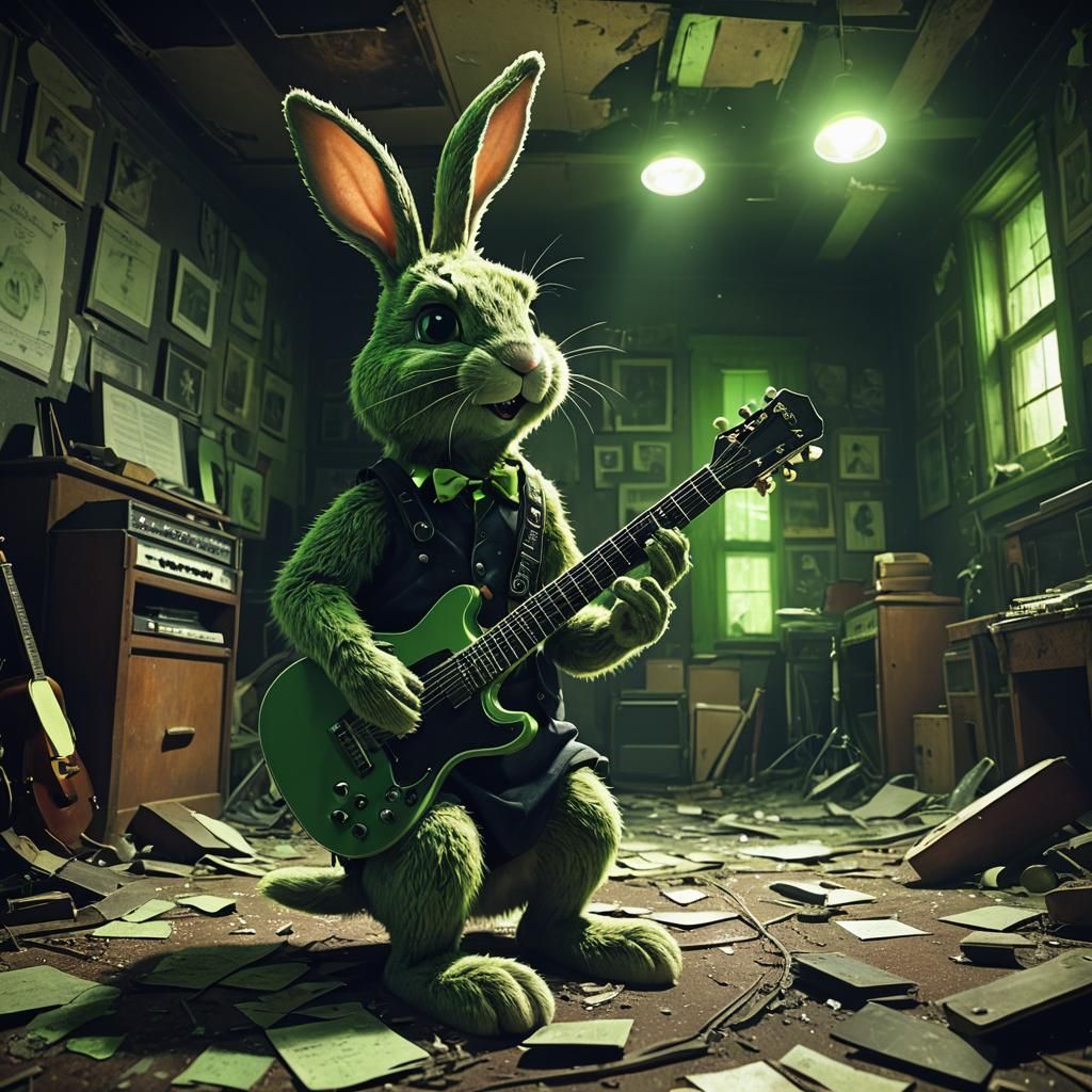 Bonnie the Bunny's Eerie Guitar Serenade