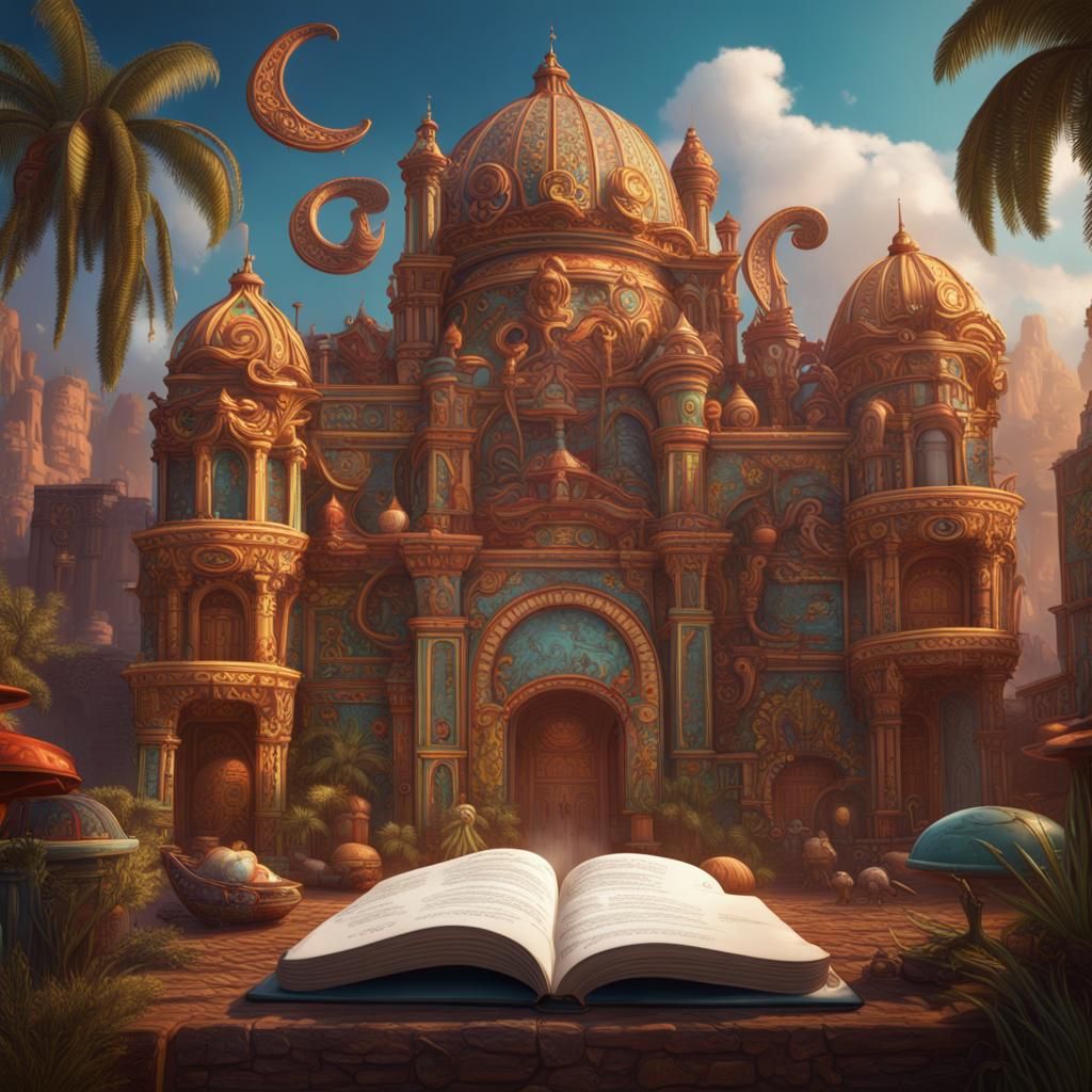 Chicano Word Art in ABC Book Style